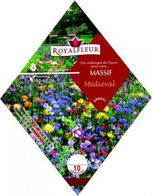 M�lange de Fleurs  MASSIF M�di�val : 1.8 m�