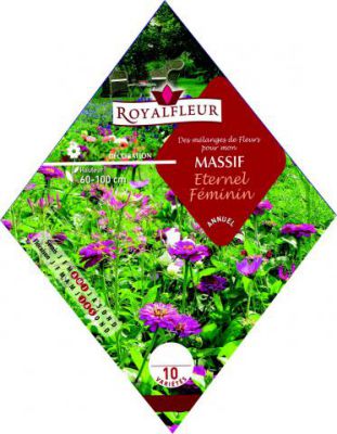 M�lange de Fleurs MASSIF Eternel F�minin : 1.8 m�