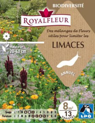 M�langes de Fleurs utiles pour limiter les LIMACES : pour 8 m�