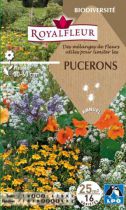 Mélanges de Fleurs utiles pour limiter les PUCERONS : pour 25 m²