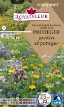 Mélanges de fleurs pour PROTEGER jardin et potager : pour 25 m²