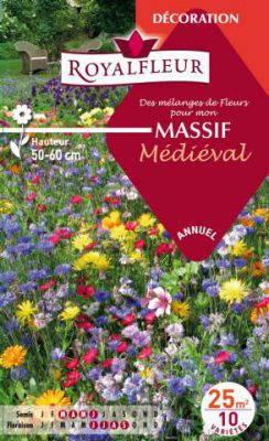 M�langes de Fleurs pour mon MASSIF M�dieval : pour 25 m�