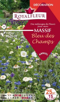 M�langes MASSIF Bleu des Champs : pour 25 m�