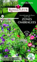 Mélanges de fleurs pour  ZONES OMBRAGEES : pour 25 m²