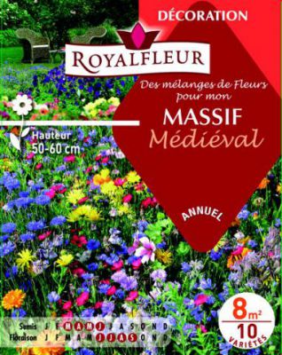 M�langes de Fleurs pour mon MASSIF M�dieval : pour 8 m�