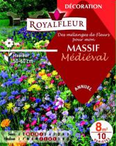 Mélanges de Fleurs pour mon MASSIF Médieval : pour 8 m²