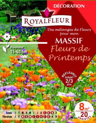 M�langes MASSIF Fleurs de Printemps : pour 8 m�