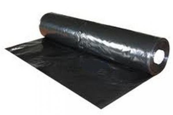 Bâche pour bassin - Bâche plastique noire, 4x1m mètre courant, 500