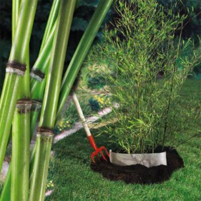 BARRI�RE ANTI RHIZOMES : STOP RACINE 1 m�tre x 50 m�tres - 325 gr/m�