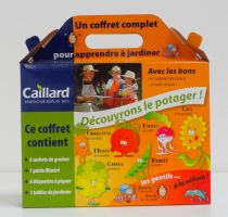 Coffret pédagogique pour enfants Découvrons le potager