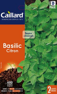 BASILIC - CITRON  : Saveur citronn�e