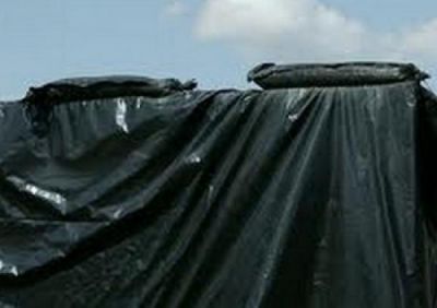 B�che standard type ensilage - Noire - 150 microns - Largeur 3 M / 6 M