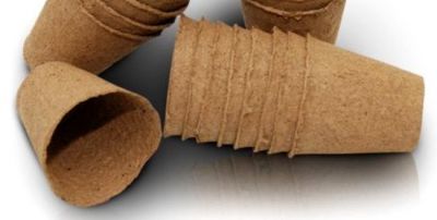 Godets de tourbe Jiffy : Diam�tre 6 cm - 10 Pi�ces