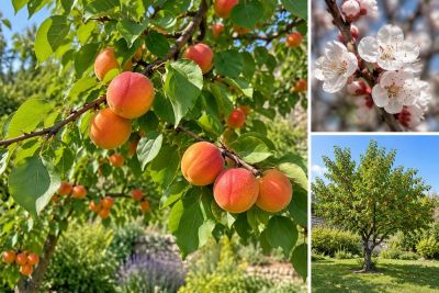 Abricotier Bergeron � Prunus armeniaca \'Bergeron\' : basse tige / gobelet