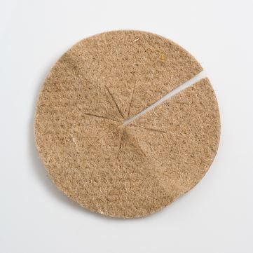 collerette de paillage biod�gradable : - 1 pi�ce - Diam�tre 30 cm / Diam�tre 45cm 
