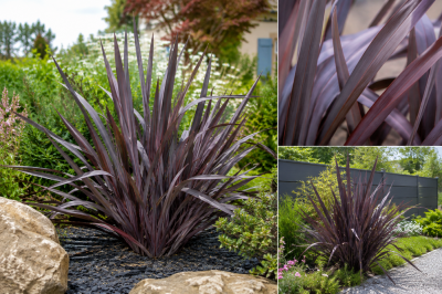 COPIE Phormium \'Dark Delight\' - Lin de Nouvelle-Z�lande : pot de 2 litres � 20/40 cm