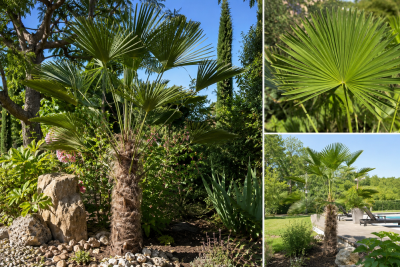 COPIE Trachycarpus wagnerianus / Palmier de Wagner�: conteneur 15 L � 80/100 cm