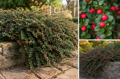 Cotoneaster procumbens Streib\'s Findling : taille 10/+cm - 20/+cm - 30/+cm