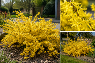 Forsythia Mar�e d\'Or : Taille 10/15 cm - Godet 9x9 cm