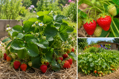 Fraisier \'Mara Des Bois\' - Fragaria vesca \'Mara Des Bois\'�: 5/10 cm - godet de 10,5 cm