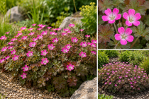Geranium Orkney Cherry&nbsp;: godet de 9x9 cm - 0,6 litre