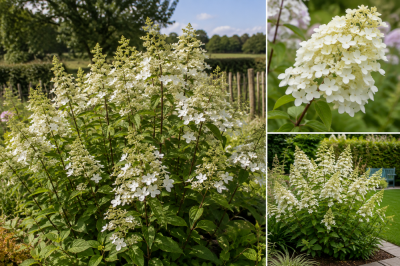 Hortensia � panicules \'unique\' :  Taille 40/50 cm - Pot de 3 litres