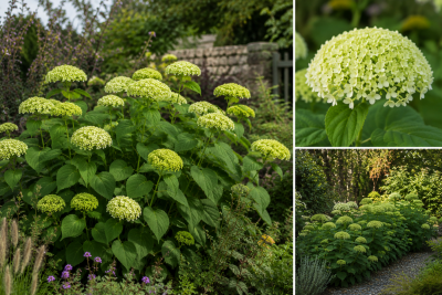 Hortensia arborescens \'Hills Of Snow\' : taille 40/60 cm - pot de 3 litres