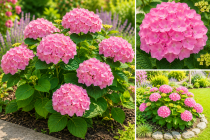 Hortensia Macrophylla \'Rosita\' : Taille 25/+ cm - Pot de 2 litres