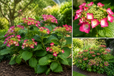 Hydrangea \'Rotkehlchen\' : Taille15/20 cm - Pot de 3 litres