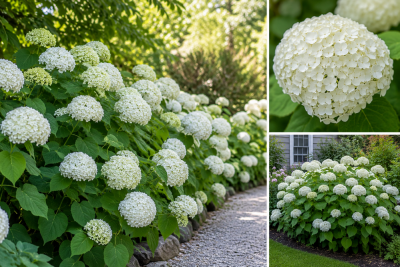 Hydrangea arborescens \'Annabelle\'