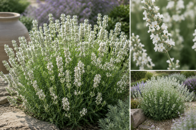 Lavandula angustifolia \'Aromatica Silver\' / Lavande vraie argent�e�: godet 9x9 cm � 0,6 litre
