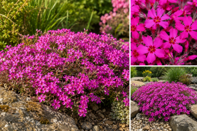 Phlox mousse \'Scarlet Flame\' : godet de 9x9 cm - 0,6 litre
