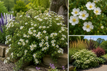Potentille Fruticosa \'Abbotswood\' : taille 20/30 cm - Racines Nues