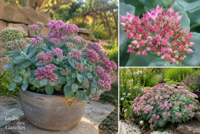 Sedum \'Sieboldii\' : godet de 9x9 cm - 0,6 litre