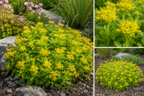 Sedum kamtschaticum - Orpin du Kamtchatka &nbsp;: godet 9 &times; 9 cm � 0,6 litre